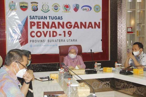 Sekdaprov Sumut Ikuti Rakortekrenbang 2021, Pembangunan Pemerintah Daerah Harus Selaras dengan Program Strategis Nasional